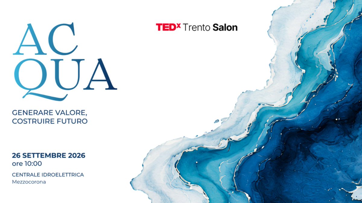 polo_unimont's tweet photo. 26 settembre - TEDxTrento Salon “ACQUA: generare valore, costruire futuro” con un contributo del Polo UNIMONT. Diretta dalle 10.30: https://t.co/2iUncyXVy1
@LaStatale https://t.co/SnaM8VTLam