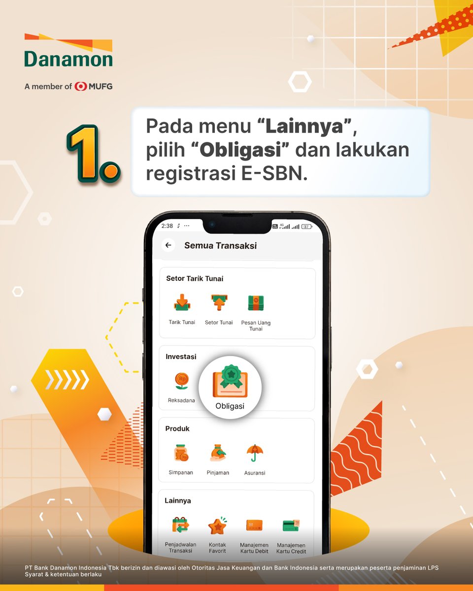 danamon's tweet photo. 📢SBN Ritel seri SBR015 akan hadir mulai 28 September 2026.

Cek cara belinya melalui D-Bank PRO dan segera kunjungi cabang Danamon terdekat untuk daftar Single Investor Identification (SID). https://t.co/pDcsm9vraK