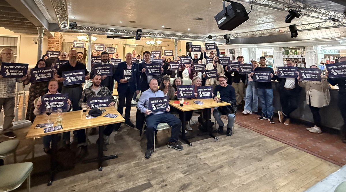 RestoreDudley's tweet photo. A delayed thank you to everyone who attended our 4th branch meeting last week. It was a strong turnout and we now have some proper work to do.

A council by-election has been called for the 29th October in St James’s Ward, Dudley.

We will stand a candidate. https://t.co/HKaSkitIWh