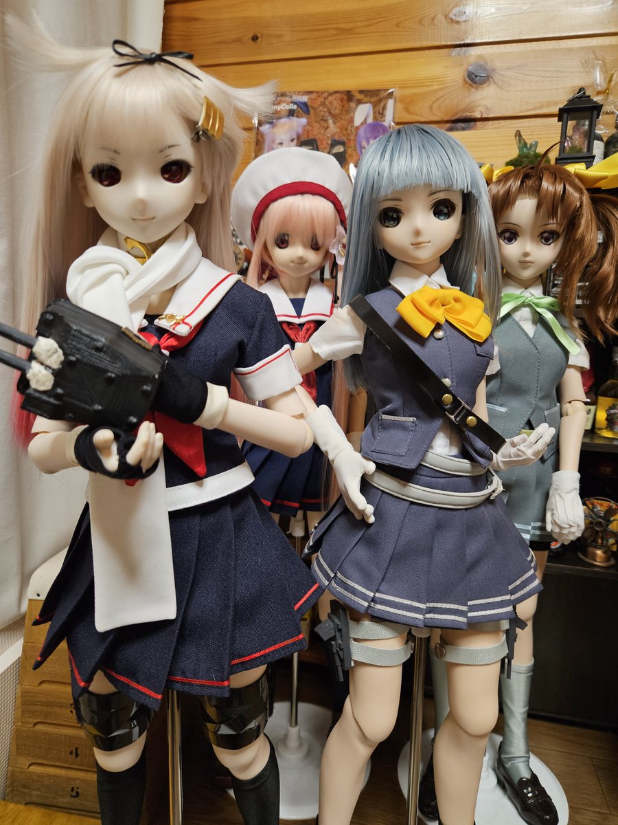 raisingheart072's tweet photo. 我が家の駆逐艦達が遠征に向けてアップを始めました(^^) https://t.co/Wu1t6WJW9G