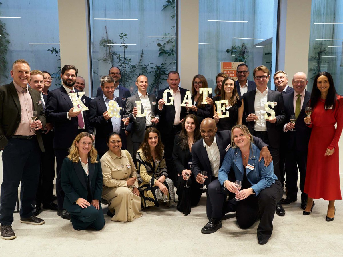 KLGates's tweet photo. We recently hosted our Brussels office cocktail reception to celebrate the relocation of our Brussels office to its new premises. The event brought together clients, colleagues, and friends of the firm for an evening of meaningful conversation, connection, and celebration. https://t.co/hP72bVS6ug