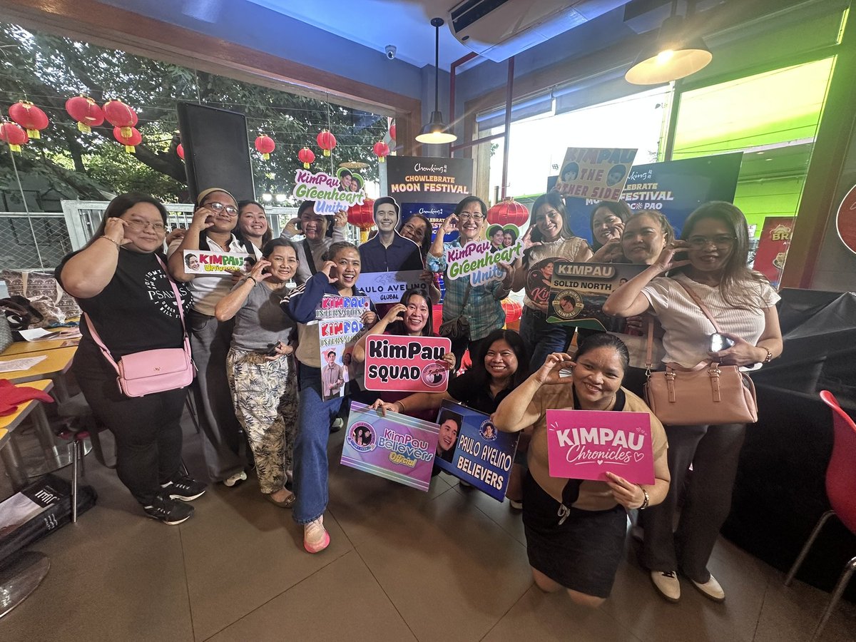 RhenPerz's tweet photo. For the Love and Support for Pau🥰 We Love you Pau❤️

PAULO MOONFEST CHOWLEBRATION
#ChowkingMoonFestival https://t.co/2vaSbdZqng