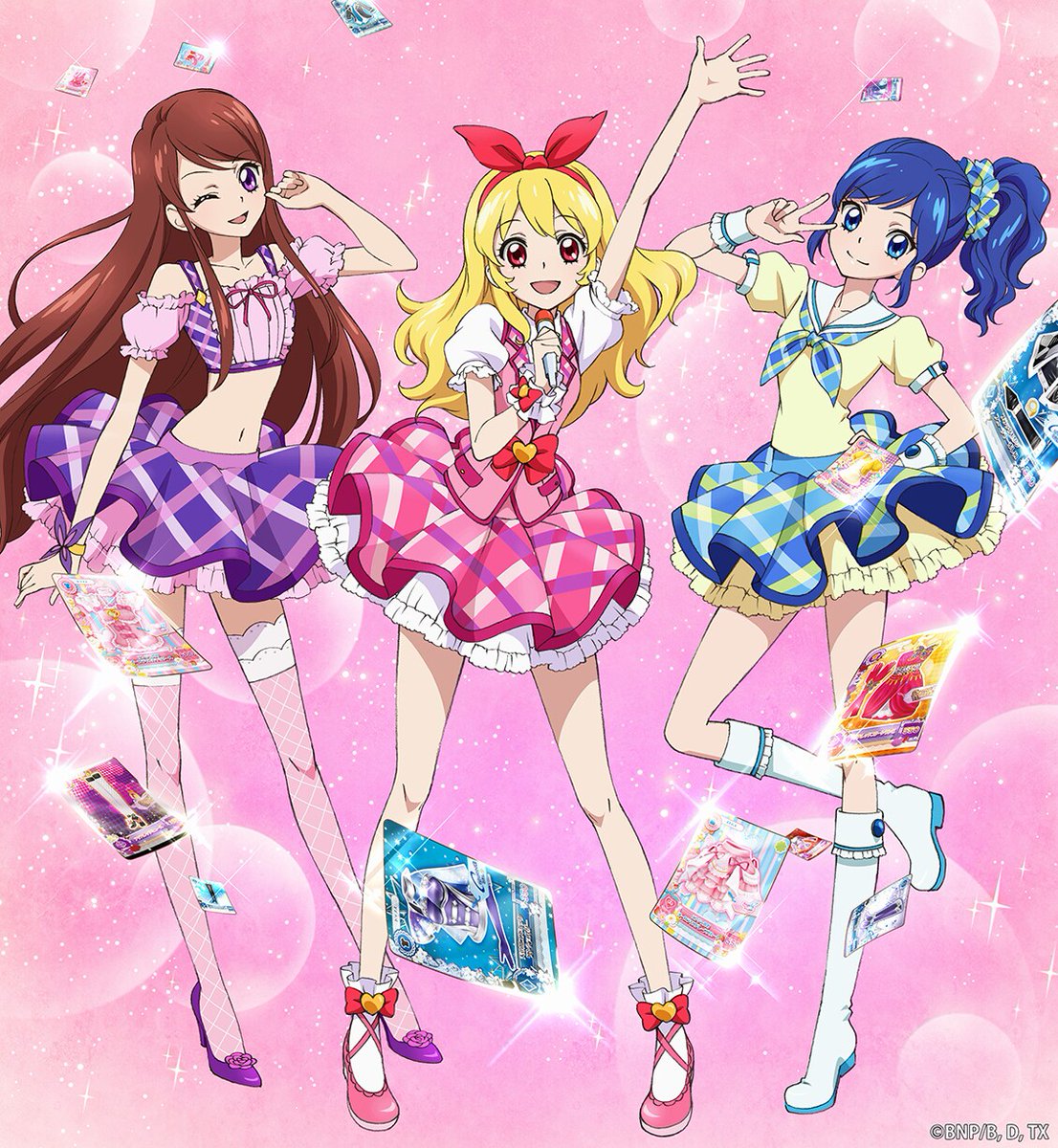 comic_natalie's tweet photo. 「テレ東系アニメKids音楽祭」第2弾アーティストに「アイカツ！」わか、ふうり、ゆな
https://t.co/jSaHRPoPmB

#aikatsu https://t.co/R8H7O0ysXR