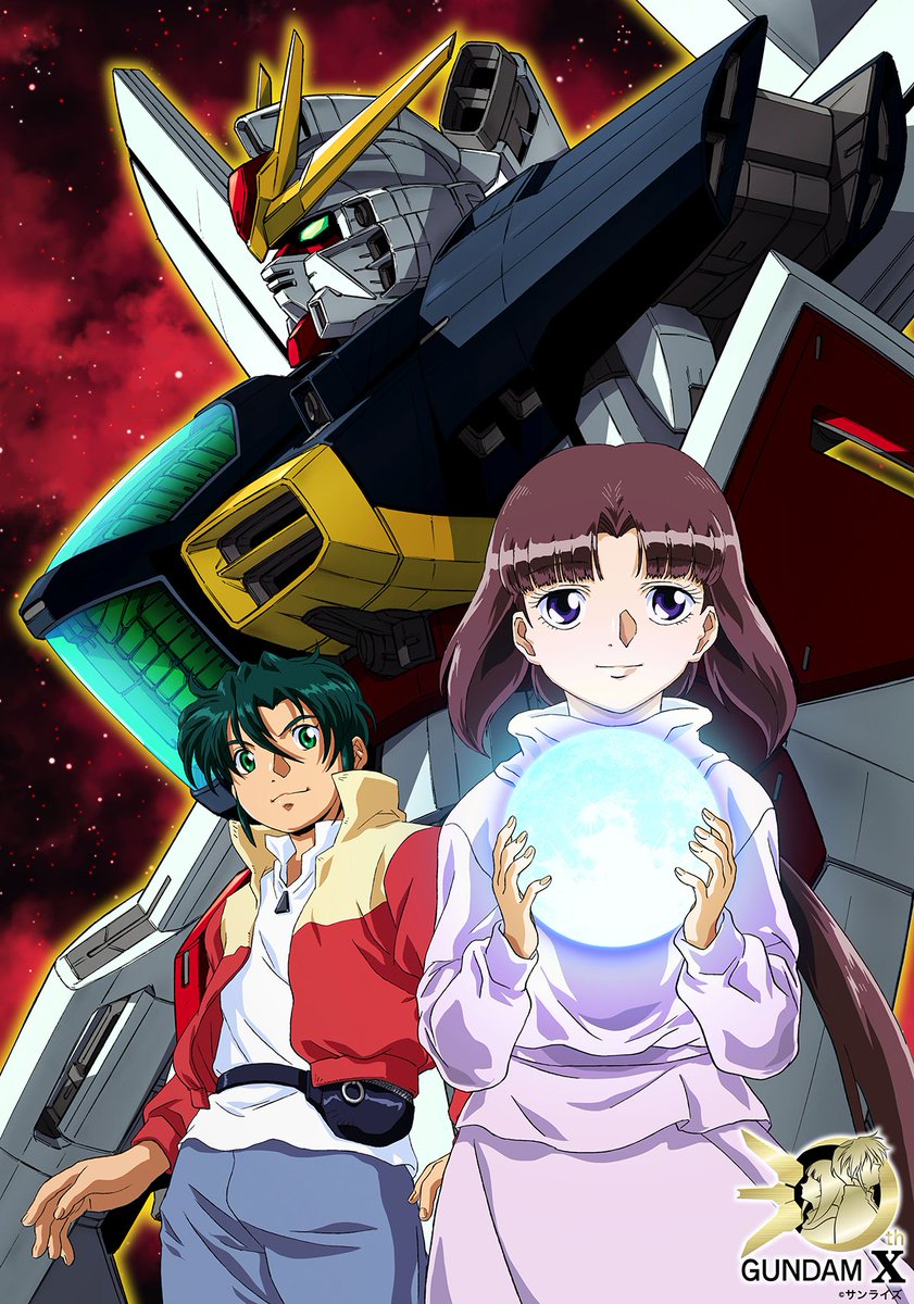 gundam_info's tweet photo. 「月はいつもそこにある」

本日、#中秋の名月。
『機動新世紀ガンダムX』30周年キービジュアル公開！

キャラクター作画：西村誠芳 
メカニカル作画：石垣純哉

#ガンダムX
#ガンダムXはいつもそこにある https://t.co/IEt5IWnDl3