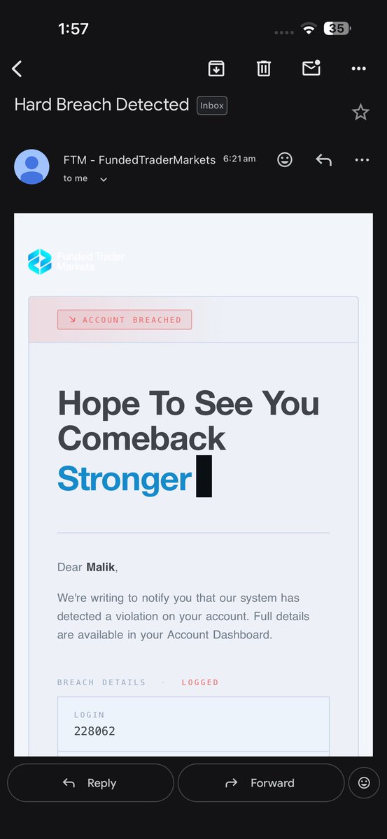 hamzaSolangi786's tweet photo. Breached 50k$ 4 Accounts In Evaluations Phase Then Passed Phase 1 and phase 2 is on going but Phase 2 near drawdown due to my emotional attacks that’s why i am near with my dd I Request Ftm Team Please Reset My Phase 2 At Initial Balance Because i Am Working With Ftm Sincerely If It Happens I Am Very ThankFul Kindly Help Me My Mail : Sameernadir67@gmail.com  @Ye_FTM @FTMarketslive @RZFTMARKETS @NoorCOOFTM @FTMAsiaHQ @deengotpaid @FTM
