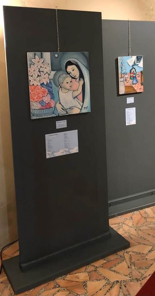GPuntelli's tweet photo. Consensi  positivi e tante visite per Mater di Margherita Casadei, a cura di Annalisa Puntelli Sacchetti, al Museo di San Giovanni degli Agostiniani, visitabile fino al 31 ottobre. Nella pittura del maestro la sintesi di vari sentimenti, dall’attesa alla speranza, all’amore materno. Una personale nella quale l’arte incontra la poesia.
