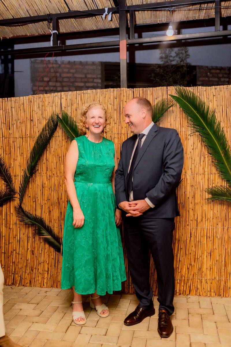 IrlEmbUganda's tweet photo. Great week in Rwanda strengthening the friendship between our two countries &amp; introducing our new Honorary Consul, Hugh Delaney 🇷🇼🇮🇪
An important step in deepening the connections between our communities, businesses and people🤝 https://t.co/0zJuPKIIu0