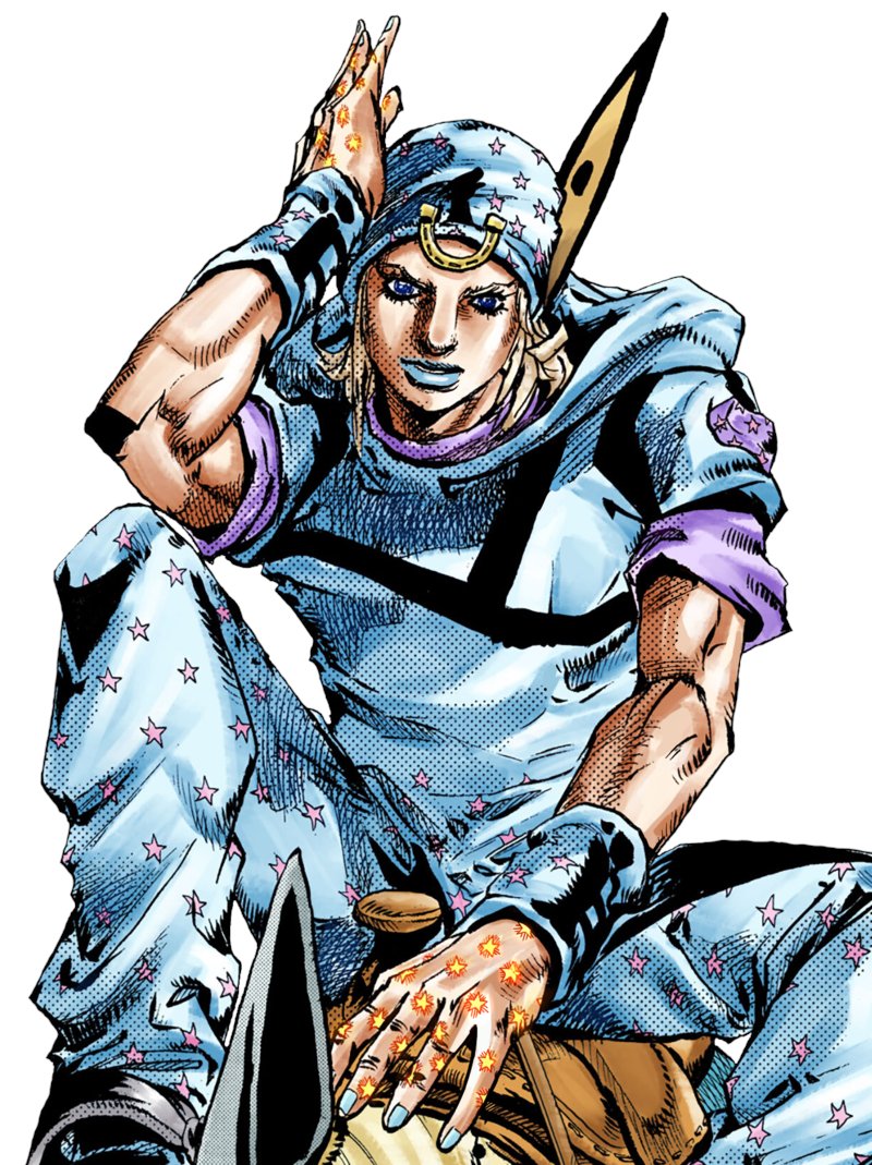 Izutooo's tweet photo. #SteelBallRun

Par contre j'viens de remarquer que Johnny transporte un truc qui a exactement les couleurs des vêtements qu'on voulait, on va sûrement l'avoir ce changement 😌🙌 https://t.co/YGk8RmzZsx