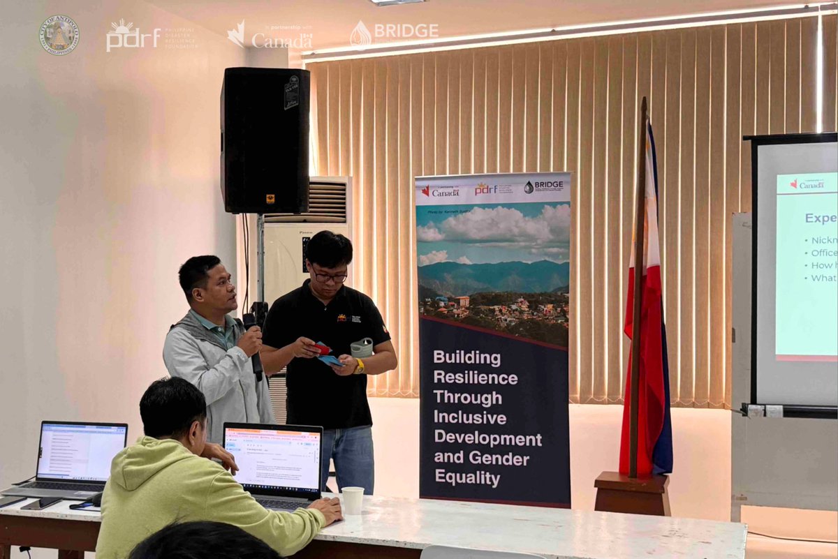 ThePDRF's tweet photo. LOOK: PDRF, NAMRIA equip Antipolo LGUs with advanced geospatial technical capacity to drive data-informed disaster and climate resilience planning as part of the BRIDGE Project implementation

BRIDGE Project is funded by the @CanadaDev @CanEmbPH https://t.co/8mBl8wfaHB