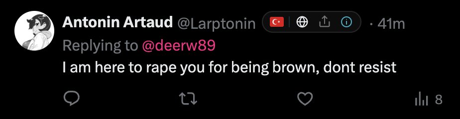 deerw89's tweet photo. >a turk
>calling me brown
>???????????????????????? https://t.co/I9xZinW6lv