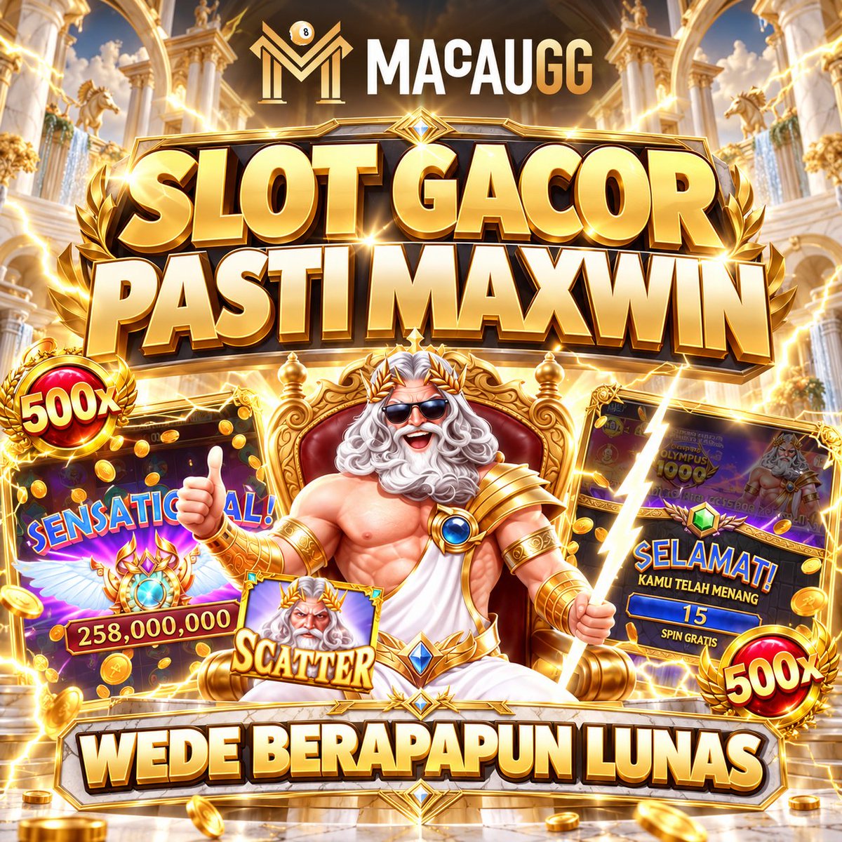 Faridahxjs's tweet photo. 🔥MACAUGG — SLOT GACOR PASTI MAXWIN!⚡

Zeus udah siap dengan petirnya, siapa nih yang mau coba keberuntungan hari ini?👑

⚡ Perkalian hingga 500x🎰Sensasi bermain penuh kejutan💰Pilihan permainan seru

🔗 https://t.co/q4ad8HSV20
🔗 https://t.co/q4ad8HSV20 https://t.co/lXwaDbCtL7
