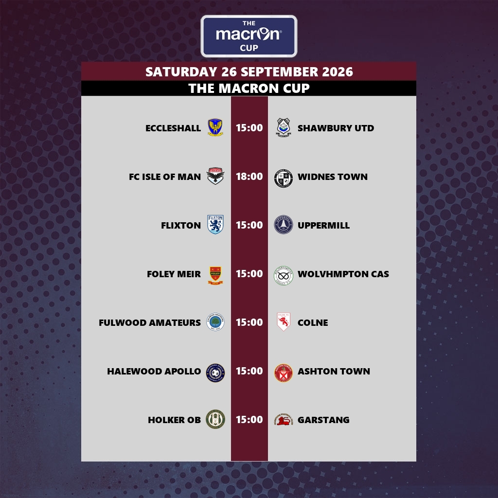 nwcfl's tweet photo. Macron Cup First Round this afternoon (and Evening) https://t.co/xT0pbCbXFf