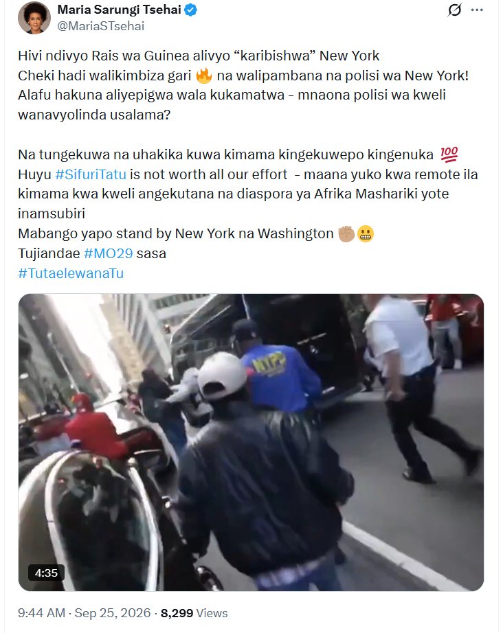 Baradhuli2's tweet photo. Ila huyu Shemale kweli hayupo sawa,  yani jana tu kashindwa kujitokeza huku New York wakawapa kazi mabeberu wawili wapige picha then watumiane na kina Mange ili wasambaze alafu mtu kama huyu leo anakutaka wewe uandamane, akili za kuambiwa changanya na zako.😂🫵 https://t.co/69dmX0GGuX