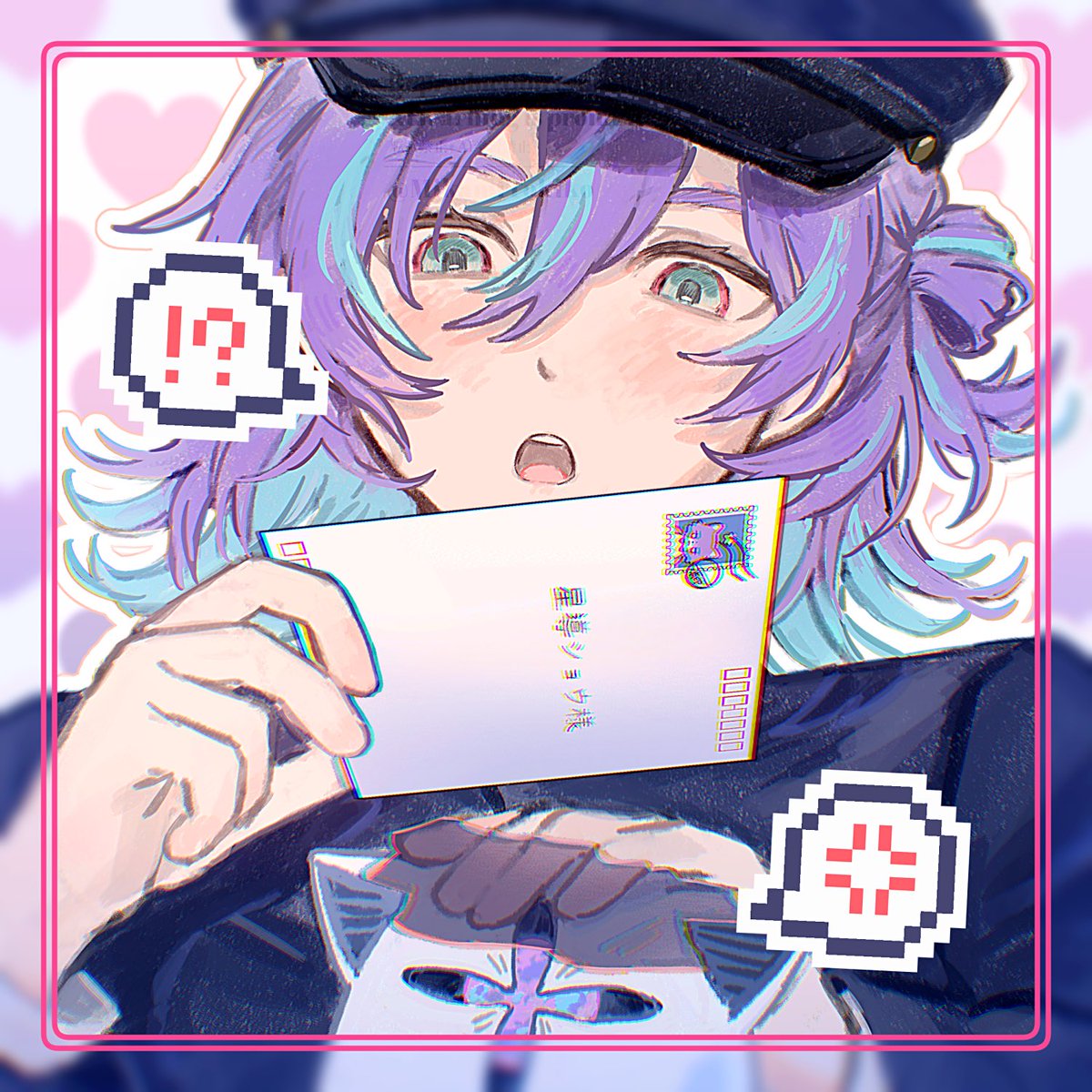 MikamiTokiko's tweet photo. 💌⁉️

#ショウゾウ画 https://t.co/Ir4DYo0Wx7