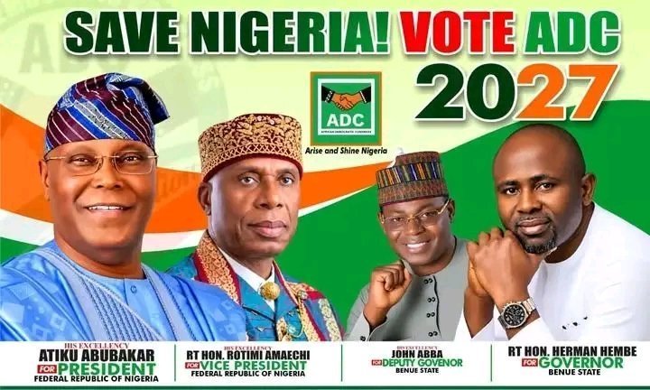 barrhembe's tweet photo. In 2023, I campaigned for Peter Obi in Benue, where APC led LP by just 2,096 votes.

In 2027, my support is with Atiku Abubakar and ADC. I’m committed to the party and have set a personal target of mobilising 600,000+ votes for Atiku in Benue.

Benue has no reason to vote Tinubu https://t.co/0k3pAavgeG