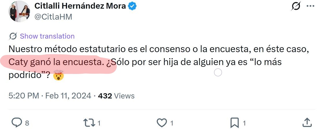 ChicShion's tweet photo. Esta misma excusa uso pa imponer a la hijita de monreal,no se q les sorprende, mas bien no han puesto atención en su perfil

Y también juro q la hijita había ganado una encuesta q tampoco quiso mostrar nunca,y perdió

Debería estar disculpándose,no auto imponiéndose ahora ella https://t.co/XLj8Navy3L