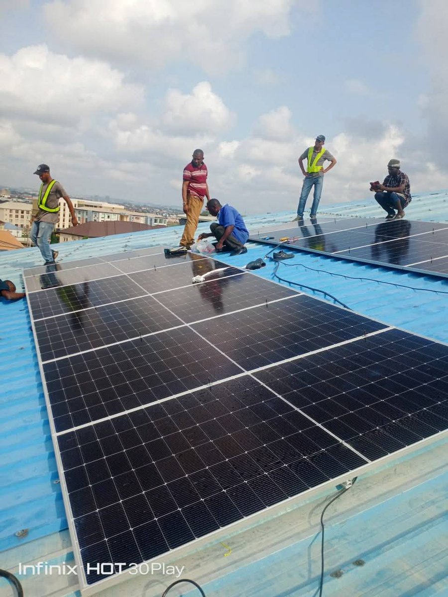 libertyelect_ng's tweet photo. @libertyelect_ng delivered a 48kW Deye Solar Hybrid System for @dclmhq Abuja — including  battery storage,  @longi_solar Panels, water heating, and solar street lighting.

Reliable power. Lower costs. Sustainable operations.

Engineering Nigeria's clean energy future. ⚡🇳🇬 https://t.co/jww5MBrmFd