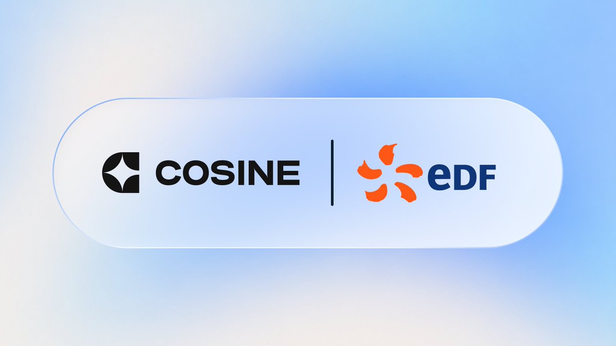 CosineAI's tweet photo. We are pleased to welcome @edfenergy  to the Lumen Sovereign coalition.

EDF brings essential insight from the highly regulated energy sector. Niels Roberts, Chief Information Officer at EDF (UK), shared the following:

“AI is already in use across the UK’s energy system. But for it to be widely used in highly regulated critical national infrastructure, we need to ensure that it is both reliable and resilient. Sovereignty will be crucial. EDF is therefore delighted to bring its unique perspective across nuclear, renewables and energy supply to the development of the UK’s own sovereign AI capability.”

Together, we are ensuring that Lumen Sovereign is shaped around the operational realities and assurance requirements of complex, high-stakes environments.