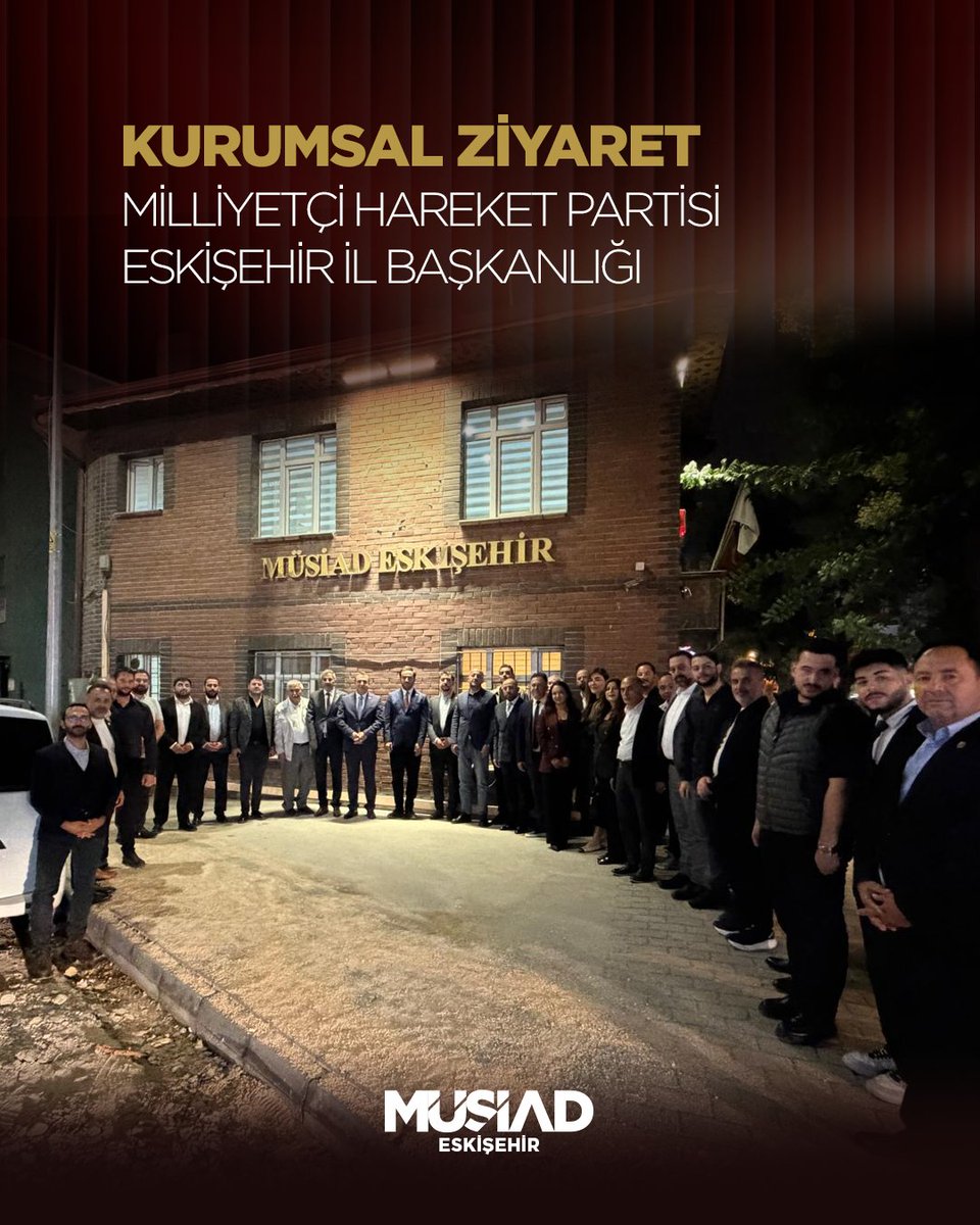 EskisehirMusiad's tweet photo. Milliyetçi Hareket Partisi(MHP) İl Başkanı Ayhan Sezer ve heyetini MÜSİAD Eskişehir Şubemizde ağırlamaktan büyük memnuniyet duyduk.

Eskişehir'in ticaret ve sanayi hayatı ile kentin ekonomik gelişimine yönelik çalışmalar değerlendirildi. Görüşmede, önümüzdeki dönemde hayata geçirilebilecek projeler üzerine karşılıklı görüş alışverişinde bulunuldu.

Nazik ziyaretleri için Sayın Sezer ve heyetine teşekkür ediyor, çalışmalarında başarılar diliyoruz.