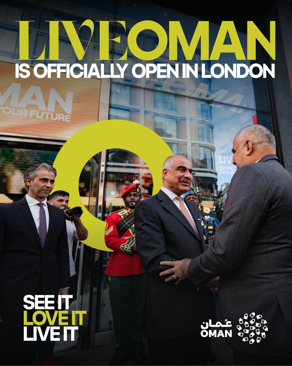 LiveOman_'s tweet photo. LIVE OMAN is officially open in London.

A look back at opening day on Oxford Street.

📍 Future Stores, 95 Oxford Street
🗓 Until 4 October
Discover more: https://t.co/RRBrcbCIsU https://t.co/NL6dRnz5Qh