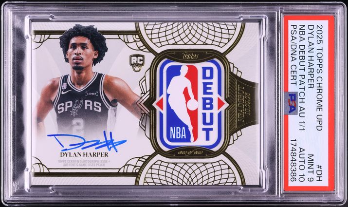 darrenrovell's tweet photo. Absolutely insane eye-popping numbers for Topps NBA Debut patches in the Fanatics Collect auction tonight.

Cooper Flagg: $8,040,000
Dylan Harper: $2,880,000
Kon Kneppel: $2,340,000

Likely puts the next 2 best up for sale -- Cedric Coward and Ace Bailey at more than $1.5M each! https://t.co/1fE5k7xvg4