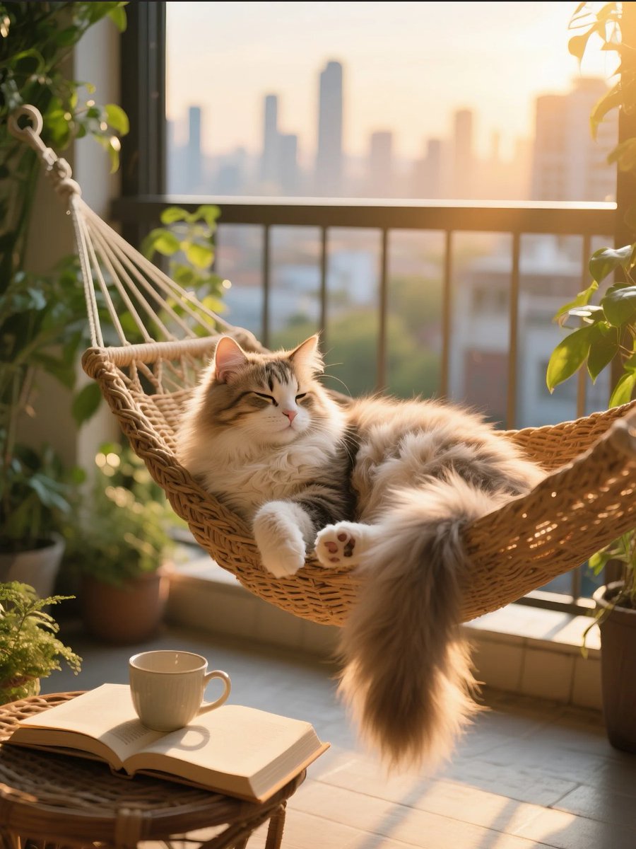 Muhamma19956753's tweet photo. A cat purrs softly when it rests lazily on the windowsill, no worries at all.， https://t.co/oD4ikue3v7