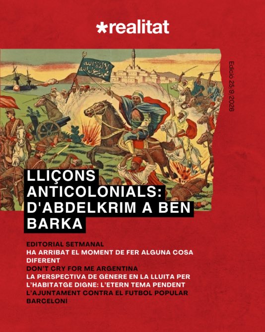 larealitat's tweet photo. 🔴 NOVA EDICIÓ!

📰 Bon dia! És divendres i torna la Realitat. Aquesta vegada us parlarem sobre lliçons anticolonials, sobre la perspectiva de gènere en la lluita per l’habitatge digne i molt més. L’actualitat a l’editorial com sempre. Bon cap de setmana i bona lectura.

🧶 FIL https://t.co/qwpXMXFs2S