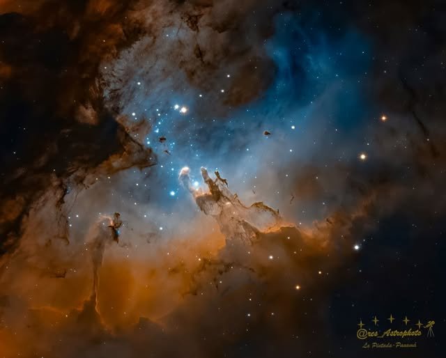Madriles6211's tweet photo. M16 Eagle nebula in Serpens constellation by Elvis A Reyes @SVBONYsvbony https://t.co/IFHi2TWwuB
