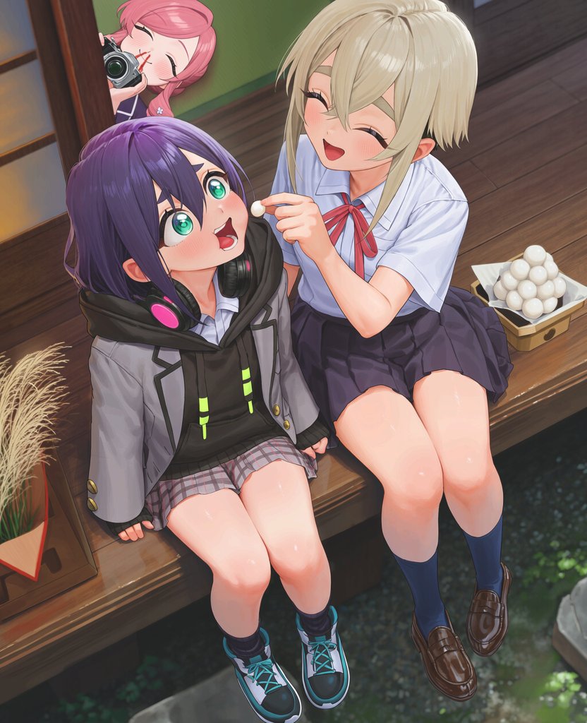 aziazo_AI's tweet photo. #君のことが大大大大大好きな100人の彼女
#100カノ
いくくるお月見 https://t.co/AvEmr6Azuf