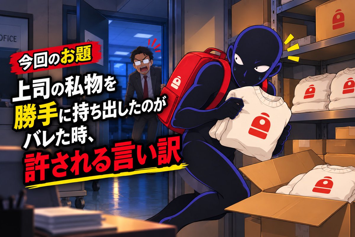 Backpack_Future's tweet photo. オフィスからセーターをくすねて来ました！！
なので勝手に配ります😏

ただ、バレた時が怖いので、皆さんの知恵を貸してください🙏

【大喜利お題】
上司の私物を勝手に持ち出したのがバレた時、許される言い訳

【景品】
🎒 Backpackセーター：面白かった3名
🎁 アマギフ1,000円：中の人の独断で5名

【参加方法】
・引用ポストで回答
・〆切：9/27（日）23:59
・結果発表：9/28（月）
・Backpackを知らなくても参加OK

みなさんの言い訳を採用したら、その言い訳を実際に使った結果もご報告します。

なお、怒られても中止しません。

#大喜利
#プレゼント企画
#拡散希望