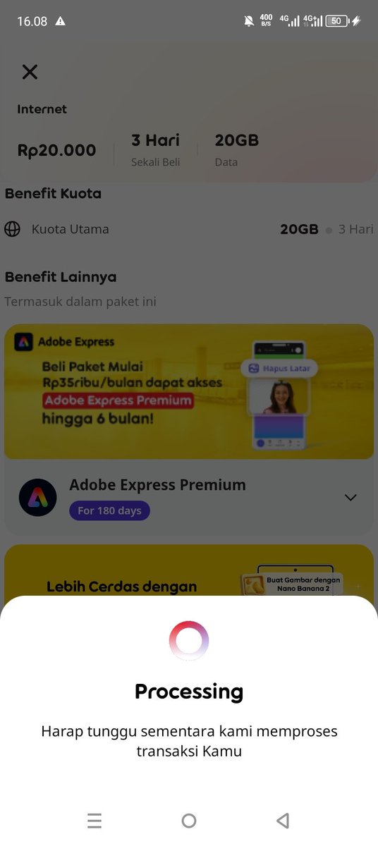 bidadaripixel's tweet photo. @CareIM3 Admin gimana gue mau isi kuota gini Mulu https://t.co/ovY69HE2lD