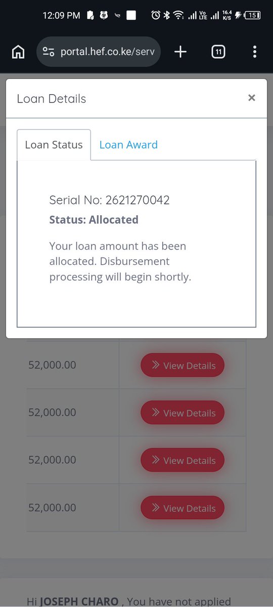 CharoCha2178's tweet photo. @HELBpage Hello,good afternoon,my status is still on allocated with no batch number please assist
Id 40253119 https://t.co/fPLm8rhUWA