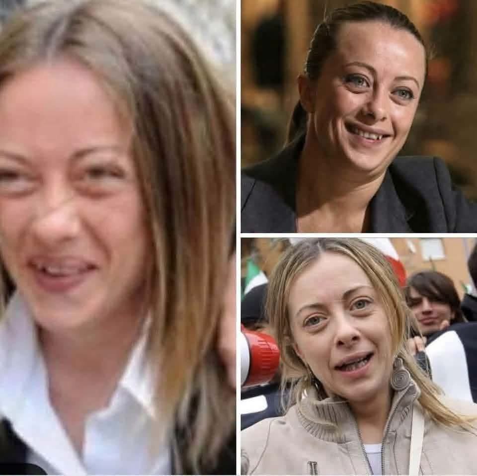 anna_querc71281's tweet photo. prima  e dopo il restauro parrucca compresa, mi chiedo è una donna primo ministro o una influencer pesciaia della peggior specie https://t.co/QUKMZPb45g