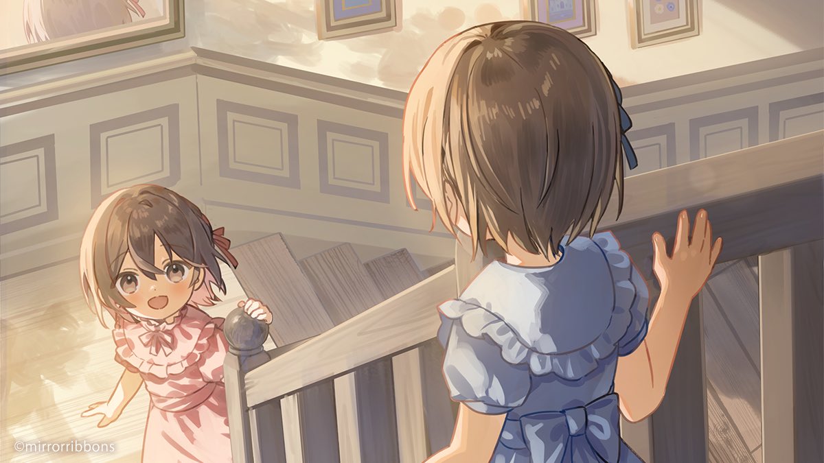 MiRROR_RiBBONS's tweet photo. 追いかけて、待って、また駆け出す。
階段には、いつもふたつの足音。 https://t.co/ajRY6KCmb2