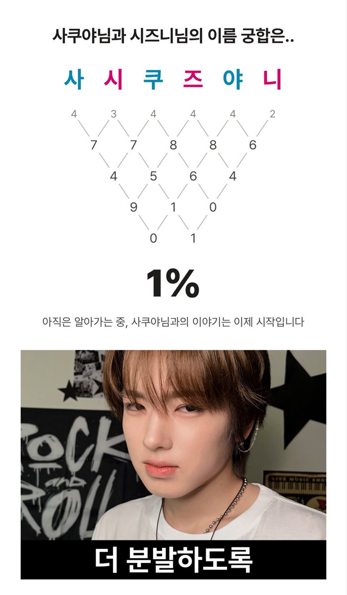 nct_wish_'s tweet photo. 🥐ㅠㅠ
🦭ㅋㅋㅋㅋ

サクヤとシズニの相性1%ｗｗｗｗ https://t.co/wOZeP7wfOe