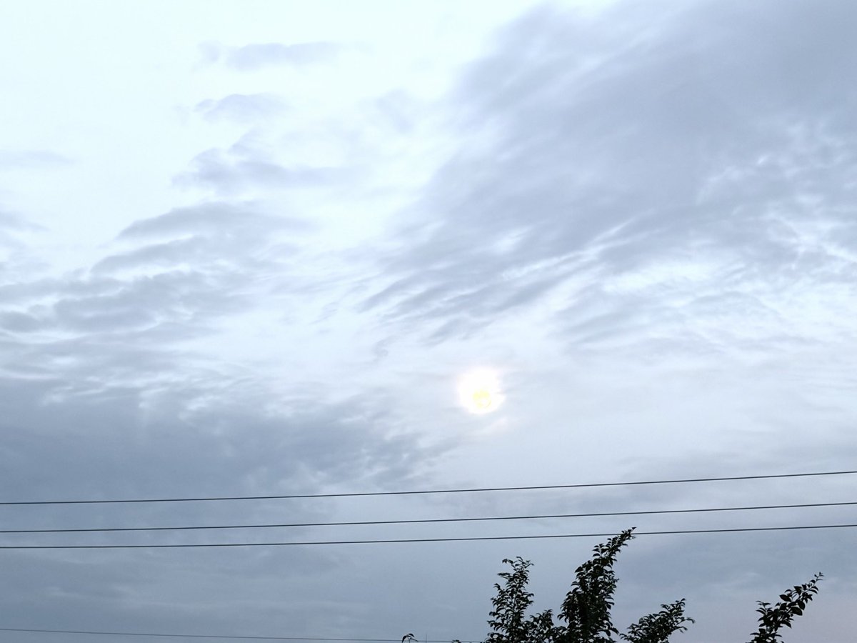 churamana's tweet photo. 中秋の名月🌕
雲多めだけど、なんとか拝めそう…かな⁈
#イマソラ　#中秋の名月 https://t.co/ap28EQUH5k