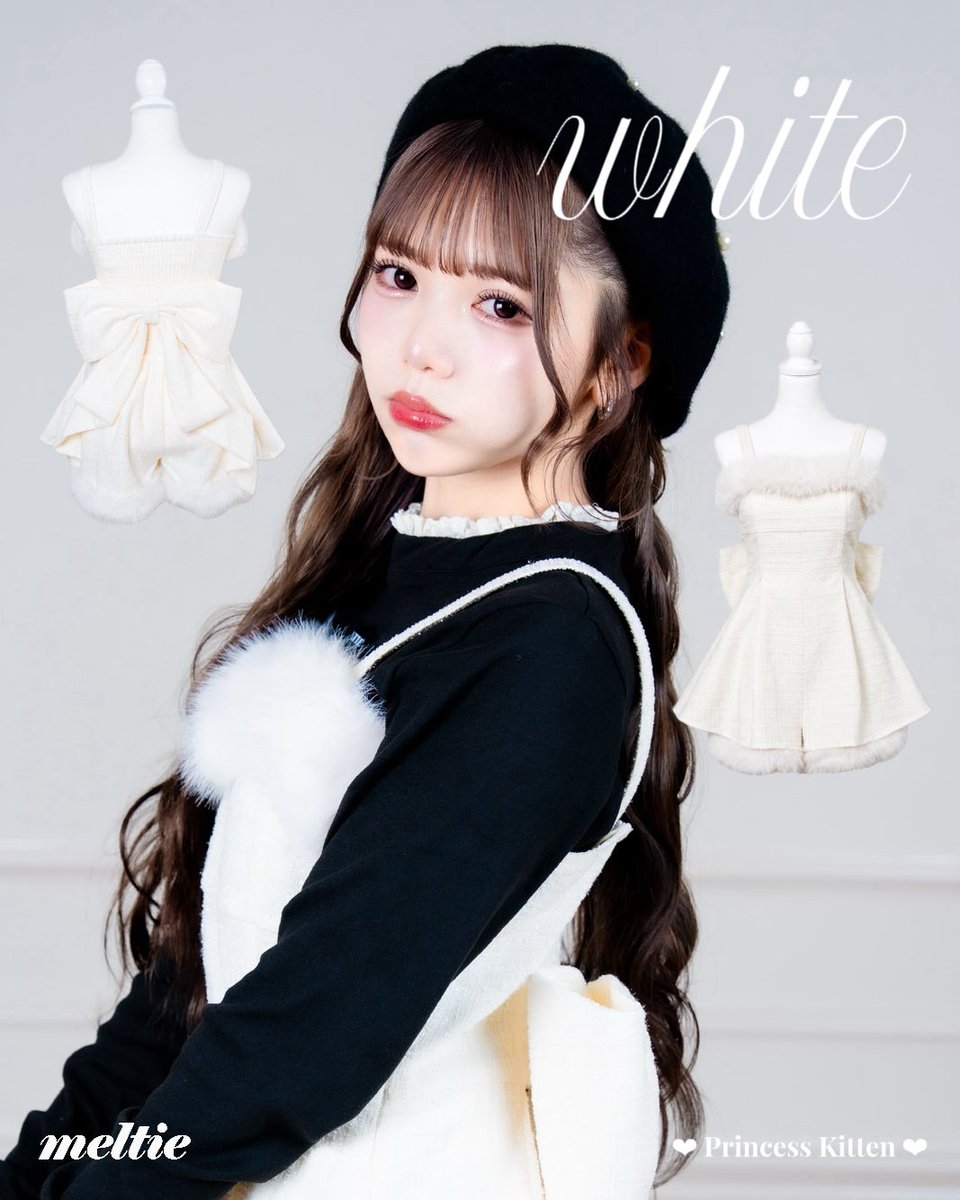 meltie_official's tweet photo. \ チェキキャンペーン開催!!🎀♥/

POPUPでも大人気の新作セトアは
本日21:00 web販売スタート🤍

♡ ••┈┈┈•• ♡
Kitten Ribbon Tweed Set-Up
￥19,800
♡ ••┈┈┈•• ♡

360°どこから見ても可愛い、
meltieらしい愛されムードたっぷりのセットアップ♡

ハロウィンコーデやクリスマスマーケット、参戦服などイベントでも映え💭ྀི♡

┈┈┈┈┈┈┈┈┈┈

︎︎︎︎❤︎この投稿をいいね・RT
❤︎このアカウントをフォロー

で津代美月ちゃんのチェキが当たるかも！

┈┈┈┈┈┈┈┈┈┈

POPUPもお待ちしております🤍
津代美月ちゃんのポスターもお写真とれます!!

🗓9.21~9.30
📍ルミネエスト新宿3F 南側エレベーター前

┈┈┈┈┈┈┈┈┈┈
 #秋コーデ  #ガーリーコーデ  #チェキプレゼント