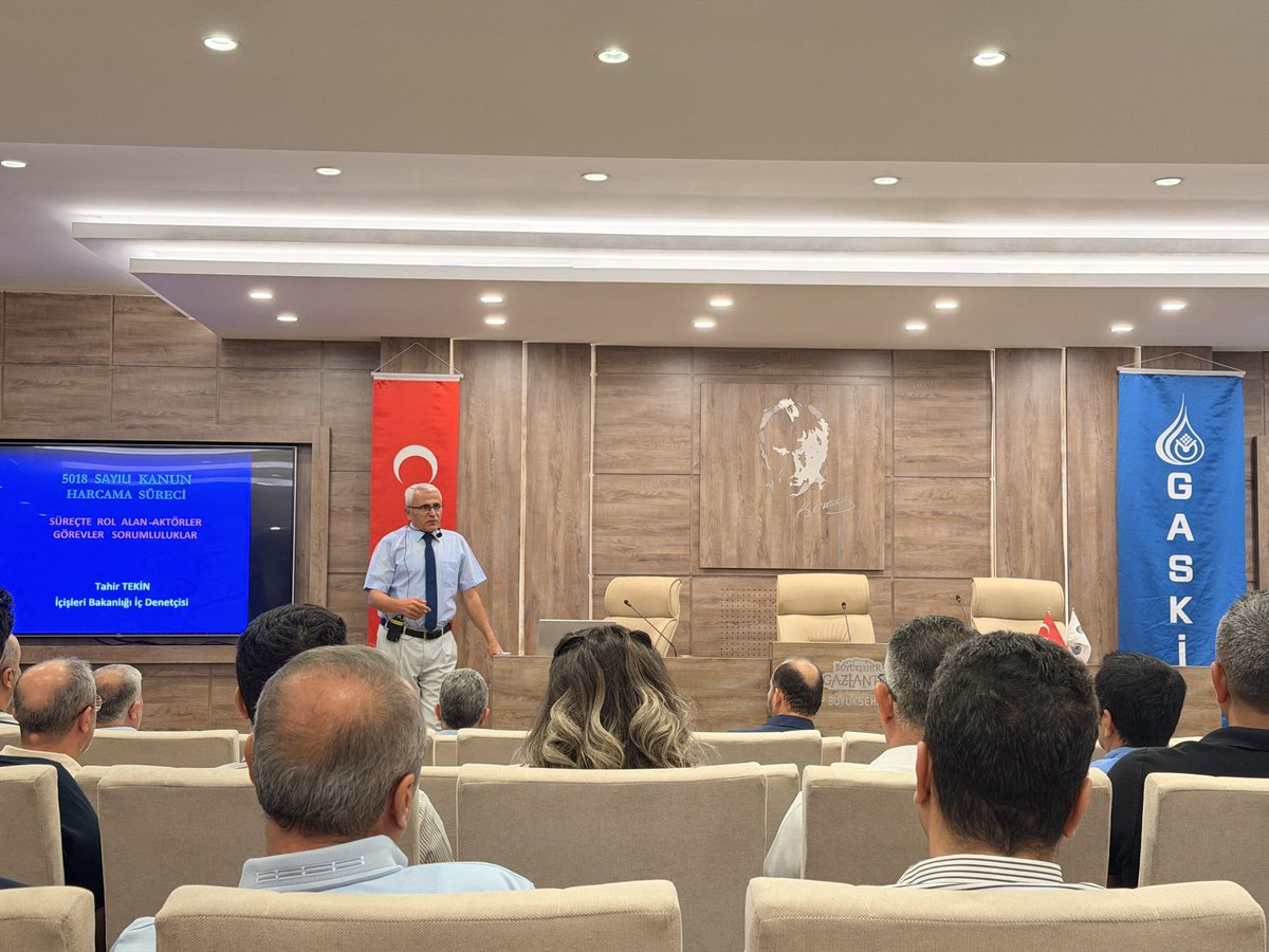 GaskiKurumsal's tweet photo. GASKİ’de 5018 Sayılı Kamu Mali Yönetimi ve Kontrol Kanunu Eğitimi Gerçekleştirildi.

Kamu kaynaklarını en etkin şekilde yönetmek amacıyla; TBB Eğitmeni Sn. Tahir Tekin’in sunumuyla personelimize yönelik hizmet içi eğitim programı düzenledik.

Bütçe, harcama yetkileri ve iç kontrol süreçlerine odaklandığımız bu eğitimlerle, kurumsal yetkinliğimizi ve hizmet kalitemizi güçlendirmeye devam ediyoruz. 💧
