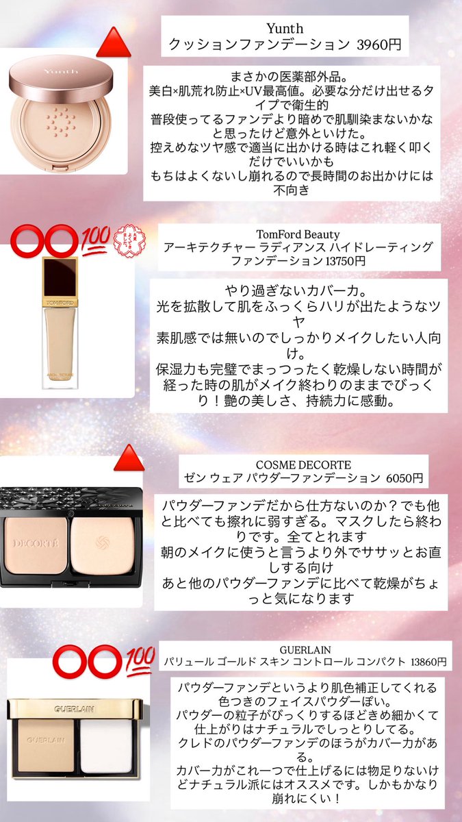 nekosukicawaii's tweet photo. 忖度なしファンデーション大量レビュー②です。かなり辛口です。まだまだ続きます。是非見てください https://t.co/LdCSmnV6X6