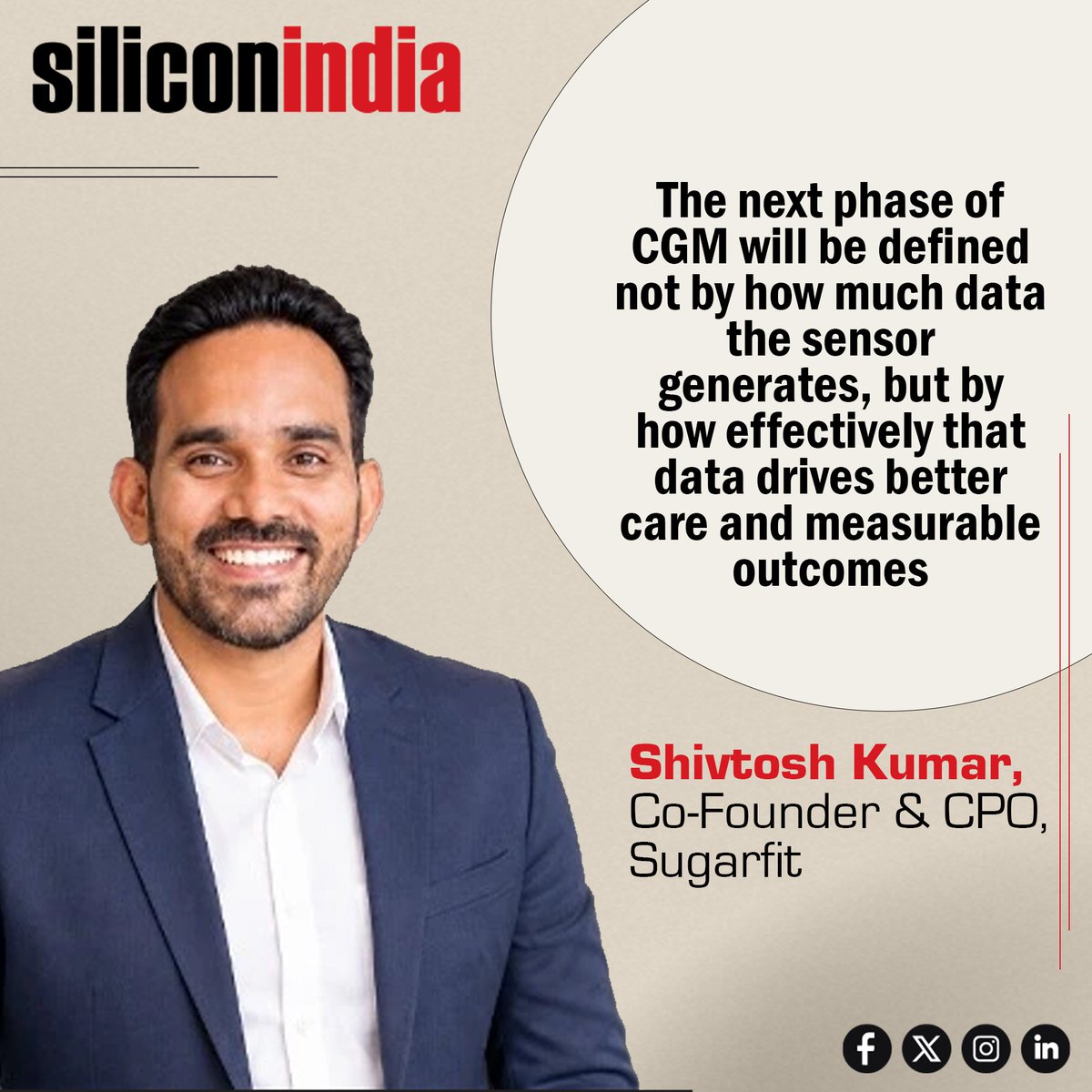 SINewsUpdates's tweet photo. Read the full feature to explore how the value of CGM could increasingly move from the sensor to the intelligence and care surrounding it: https://t.co/cyV4u3pWnW
#ContinuousGlucoseMonitoring #HealthTech #DigitalHealth #MetabolicHealth #HealthcareInnovation #AIinHealthcare https://t.co/Xs1KfL49Dh