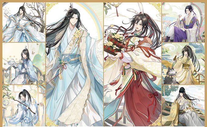 Mihonawxyz's tweet photo. New art MDZS 🌕✨

เทศกาลไหว้พระจันทร์ปีนี้ มาพร้อมกับกระต่ายเว่ยอิง น่ารักมาก ชอบความตระกร้าดอกไม้ 💐 https://t.co/RLM8fZzYFR