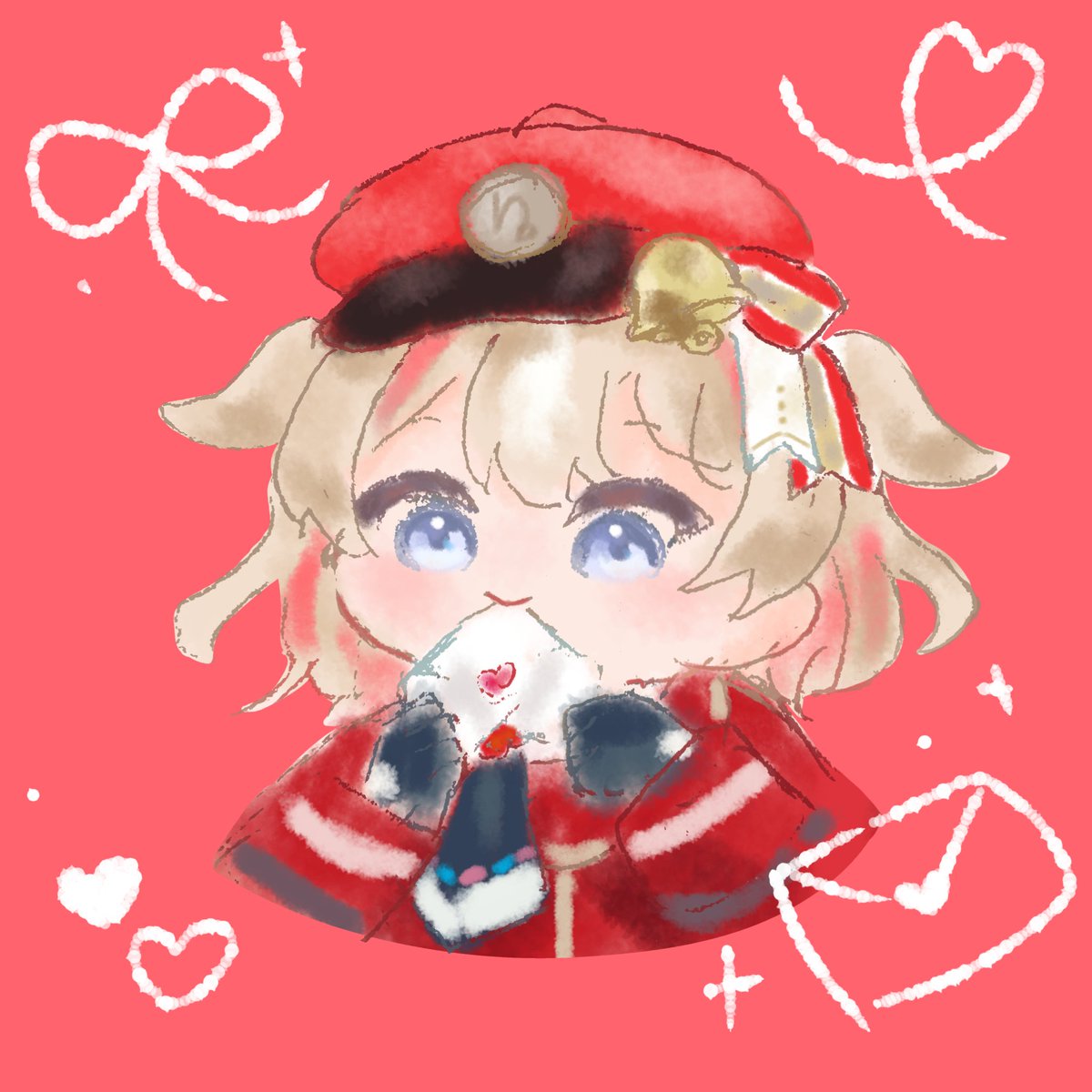 tutsurabi's tweet photo. 💌🔔
#イラスト　#絵描きさんと繋がりたい　#ファンアート　#ホロライブ　#鈴鳴つづり　#つづり絵お届け https://t.co/QnRZFFoyqE
