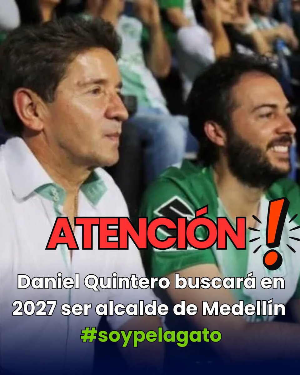 andresguerraho's tweet photo. SALEN DEL CLÓSET… La yunta regresa, para la reelección en gobernación de Antioquia y Alcaldía de Medellín 2027 , qué horror, Luis y Daniel. Seria una tragedia para Antioquia, en mi caso anunció mi total oposición. @niunvotoporluis #niunvotoporpinturita #soypelagato https://t.co/5HA52ENlgt