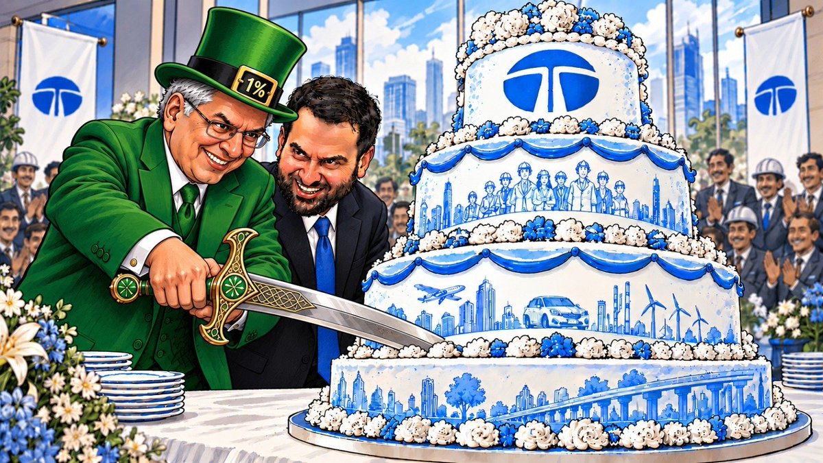theskindoctor13's tweet photo. Everyone is treating the Tata Sons leadership debate as a family drama. In reality, it is a control debate over one of India’s most critical corporate entities, led in part by a trustee who holds Irish citizenship.

Here is a straightforward breakdown of the situation:

Tata Trusts owns roughly two-thirds of Tata Sons, the holding company for major enterprises including TCS, Tata Steel, Jaguar Land Rover, Air India, defense units, and semiconductor ventures. N. Chandrasekaran was appointed executive chairman by Ratan Tata, following a shift toward professional management over direct family succession.

On September 17, the Tata Sons board voted 4–1 to extend Chandrasekaran’s tenure for another five years and to move forward with regulatory compliance regarding RBI listing directions. Noel Tata was the sole dissenting vote, while Venu Srinivasan, another Trust-nominated director, voted in favor.

This division demonstrates that the Trusts were not unified in opposition, but rather split, with Noel Tata’s position being outvoted. Following the meeting, statements were issued challenging the validity of the decision and arguing that veto rights had been improperly bypassed.

Critiques surrounding Air India’s performance have featured prominently in public discussions. While the airline's integration has faced operational challenges alongside global economic headwinds, such as fuel costs, currency fluctuations, and geopolitical airspace disruptions, operational performance remains a distinct issue from the formal validity of a board resolution.

Regarding the listing requirement, the RBI previously denied Tata Sons an exemption from non-banking financial company (NBFC) listing norms. Because major operating subsidiaries are already publicly traded, listing the holding company primarily impacts governance structures and individual veto powers rather than the core operational identity of the group.

Ratan Tata’s influence stemmed from consensus among stakeholders. Noel Tata holds leadership within Tata Trusts, but operational authority on the Tata Sons board depends on voting majorities. When the vote went against his position, the dispute transitioned into formal legal challenges.

Ratan Tata could move Bombay House because stakeholders accepted him as a custodian of the group’s legacy and authority. Noel inherited the title and the Trust block, but that does not automatically translate into the same authority over Tata Sons. That distinction helps explain why the language escalated from dissent to claims that the decision was “null and void” once the board count went against him.

A conglomerate of this scale can manage short-term operational hurdles, but prolonged legal uncertainty creates friction for long-term strategic initiatives across aviation, defense, and technology sectors.

Chandrasekaran’s continuation reflects the board majority’s decision to maintain its current leadership structure despite internal dissent from key trustees.

(Note: Noel Tata was born in Mumbai to Naval Tata and Simone Tata, educated at Sussex, and holds Irish citizenship.)

This dispute ultimately centers on whether minority dissent and trustee veto claims can stall decisions made by a board majority in a group managing critical national infrastructure and major public assets.