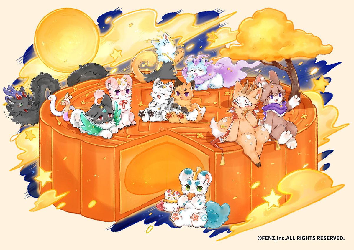 madeby_bilibili's tweet photo. #FabulousBeasts Presenting the Mid-Autumn greeting artwork~ Wishing everyone a happy Mid-Autumn Festival~ Peace and good health year after year! #MadeByBilibili #有兽焉 #哔哩哔哩动画 https://t.co/qHtVrbDS9e