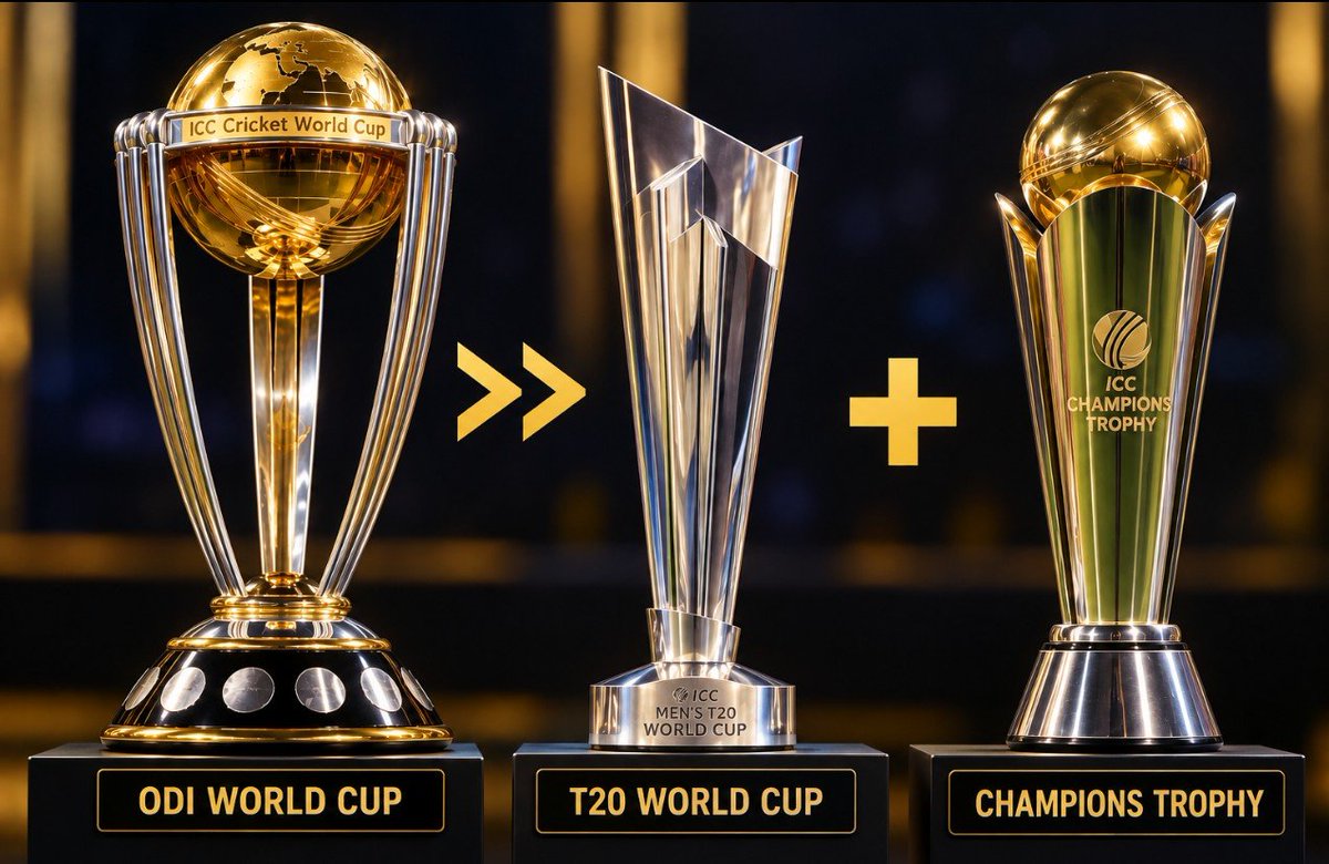 theakshay1968's tweet photo. @AMP86793444 The trophy that still feels like the ultimate achievement in cricket. 🏆 https://t.co/E8bLTWqczy