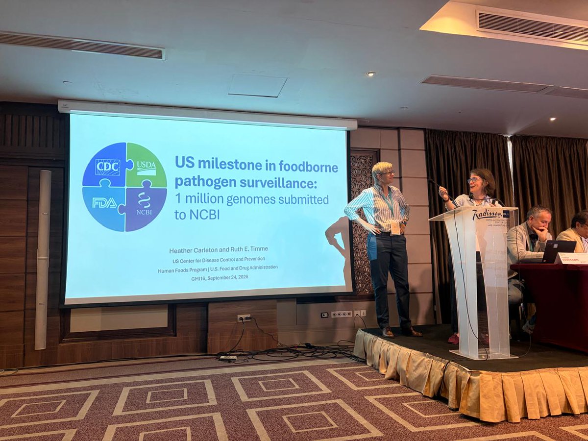 pha4ge's tweet photo. Great to see PHA4GE community members taking the stage at #GMI16 in Tunis. 🧬🌍

@torstenseemann, @happy_khan, @firefoxx66, @DoctorRuth and @EducatedMicrobe shared work on genomic surveillance, data platforms, metadata and data sharing.

#PHA4GE #GenomicSurveillance #OneHealth https://t.co/FzlF9WbDZm
