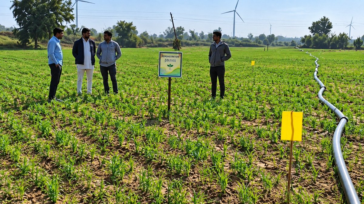 KvkMeghalaya's tweet photo. 📷 Click to buy FPO products: https://t.co/m4a1vRiPZd #DDKY #MicroIrrigation #SolarEnergy #WaterUseEfficiencySmart Irrigation, Better Farm Productivity! 💧
   Jaisalmer Krishi Fed Producer Co Ltd., #Jaisalmer. @NITIAayog https://t.co/s5zcC1lQed