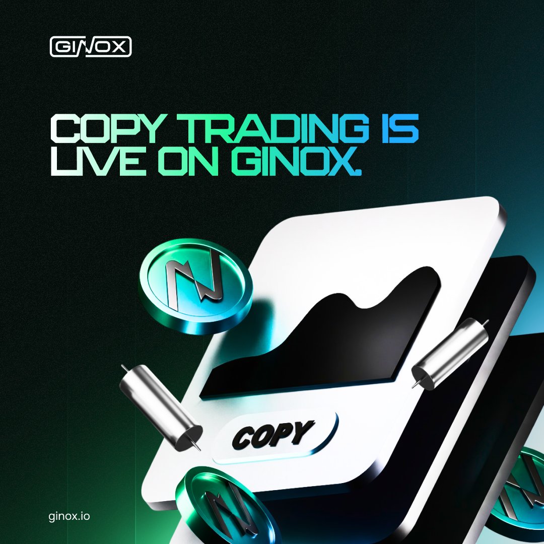 Ginox_Official's tweet photo. Copy trading is live on GINOX.
Find a trader whose track record actually earns your trust, and mirror their positions in real time,
automatically. 

No more watching from the sidelines wondering what they're doing differently. https://t.co/lTepr6gTaK