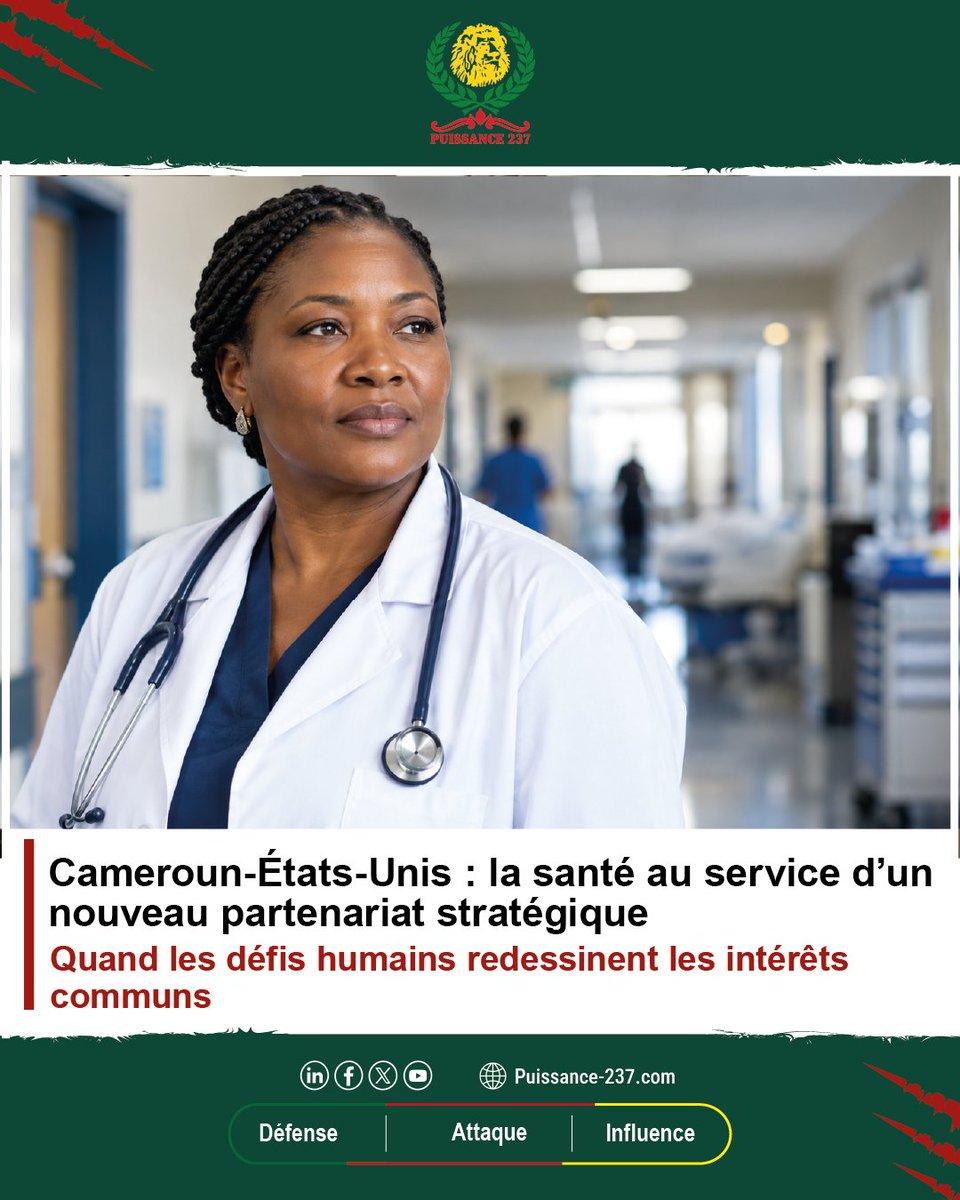 Power_237's tweet photo. Cameroun-États-Unis : la santé au service d’un nouveau partenariat stratégique

Lire l'article au complet : https://t.co/9IEsKWo1Gr

#Puissance237 #Économie237 #Power237 #ÉconomieAfricaine #DéveloppementÉconomique #InnovationAfricaine #InvestirAuCameroun https://t.co/4ZV2p64uC4